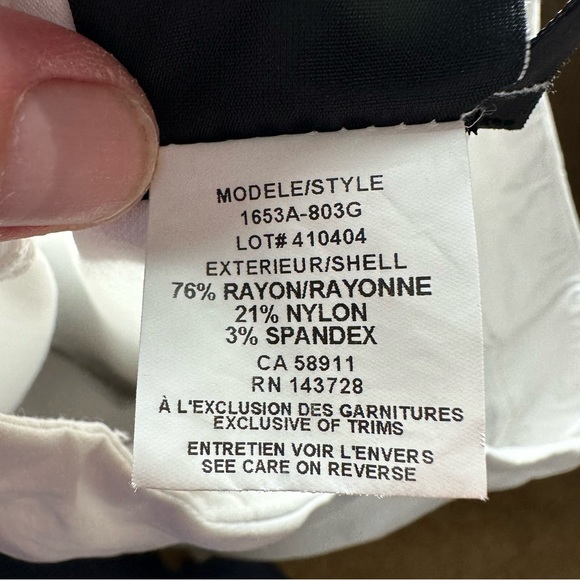 Tribal Women's White Croppped Pants Size 10 - Picture 11 of 14